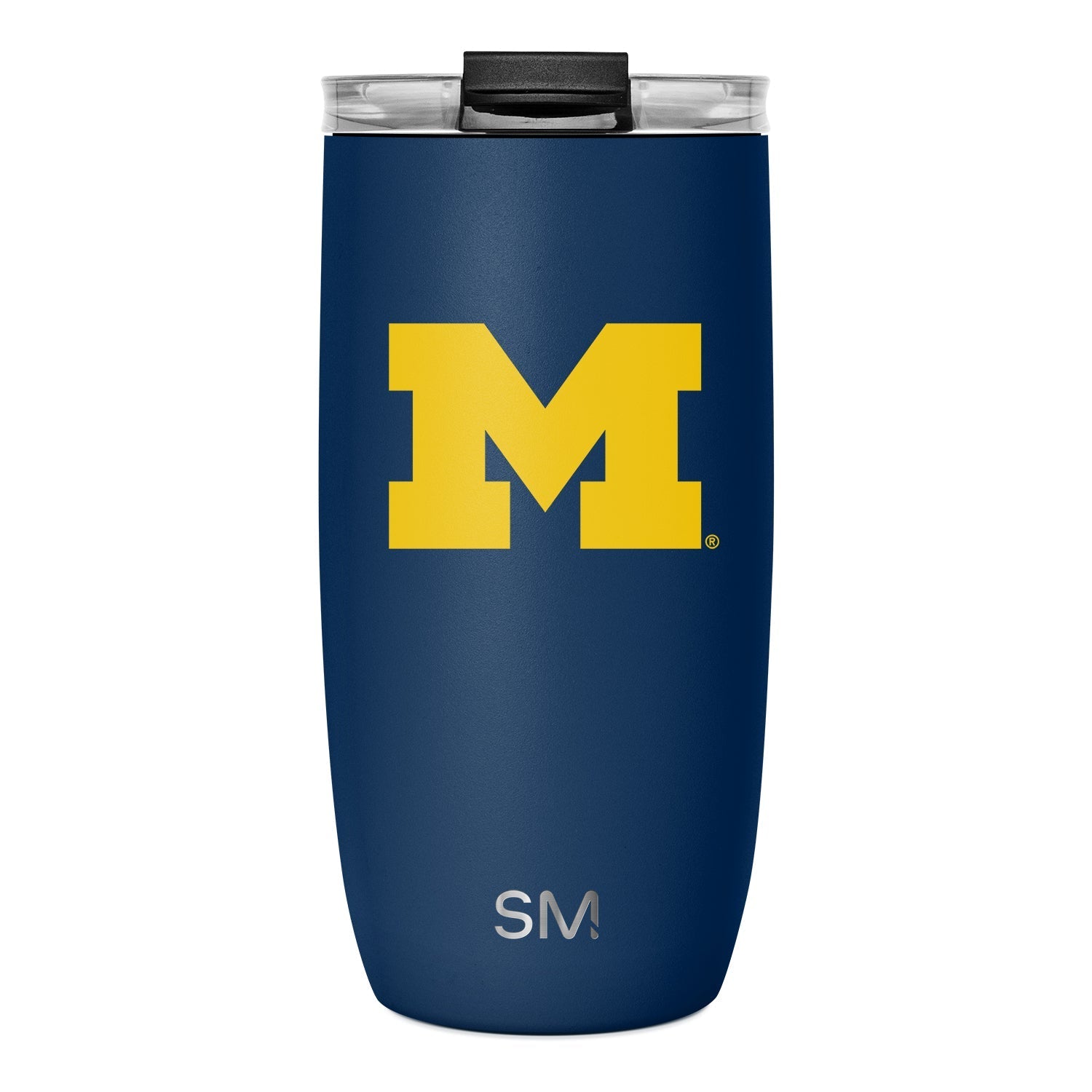 Collegiate Voyager Tumbler with Clear Flip Lid & Straw